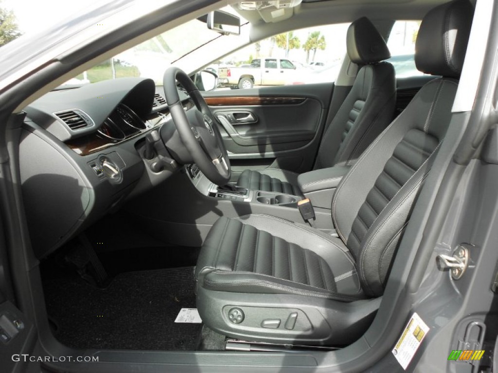 Black Interior 2012 Volkswagen CC Lux Plus Photo #59551497