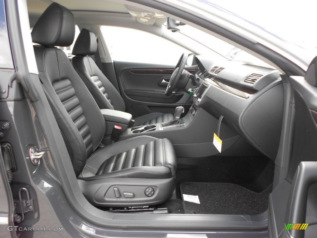Black Interior 2012 Volkswagen CC Lux Plus Photo #59551515