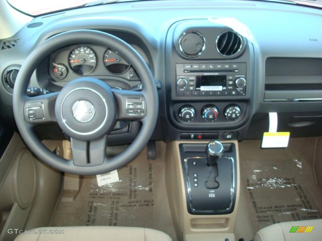 2012 Jeep Patriot Sport 4x4 Dark Slate Gray/Light Pebble Beige Dashboard Photo #59551539