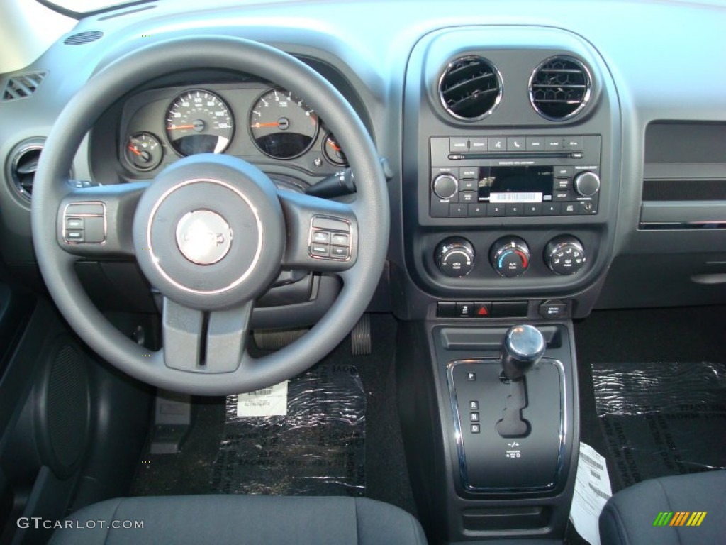 2012 Jeep Patriot Sport 4x4 Dark Slate Gray Dashboard Photo #59551575