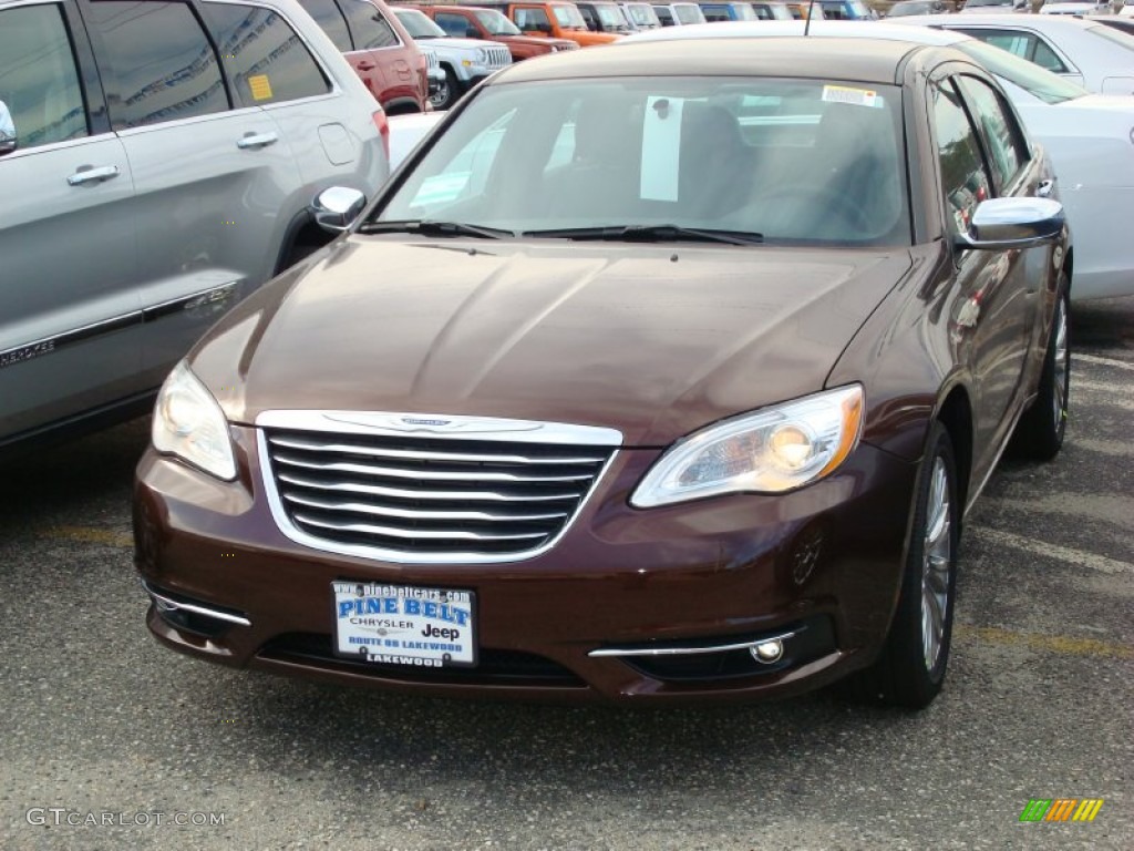 2012 200 Limited Sedan - Deep Auburn Pearl / Black photo #1