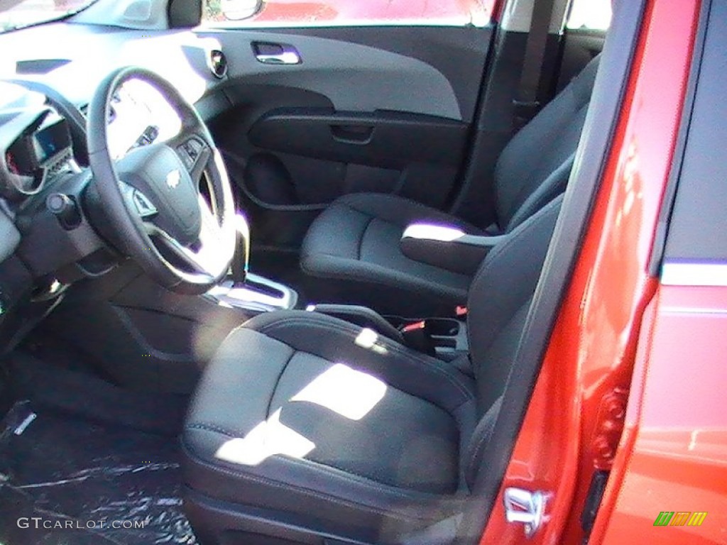 Jet Black/Dark Titanium Interior 2012 Chevrolet Sonic LTZ Hatch Photo #59551632