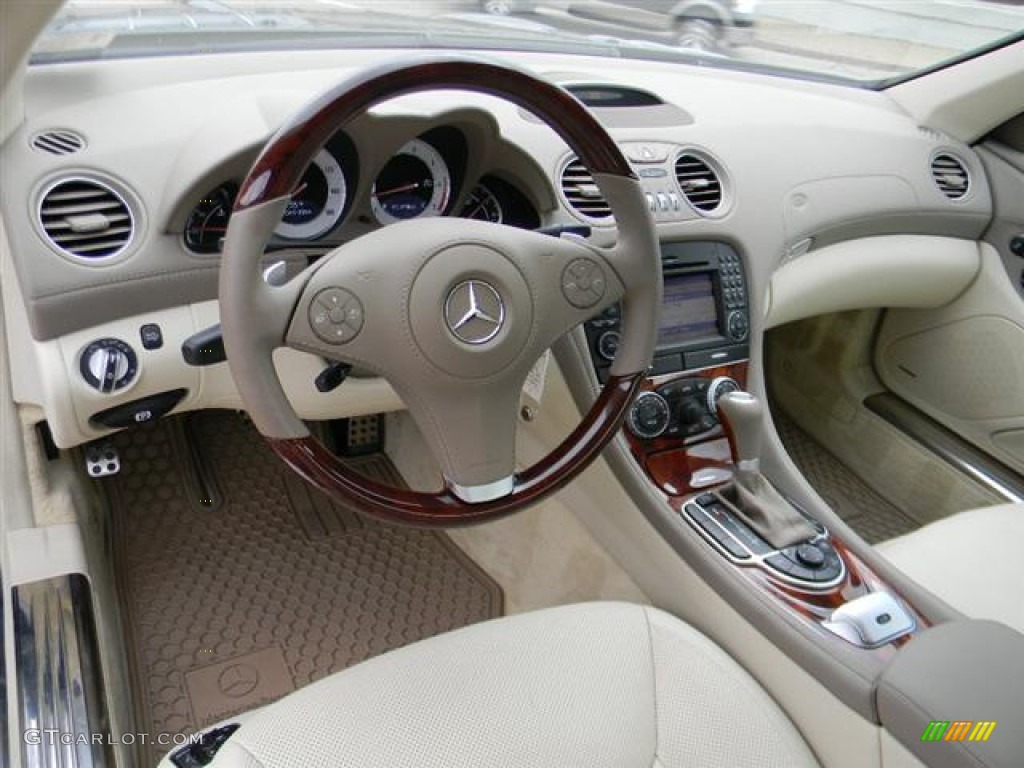 2011 Mercedes-Benz SL 550 Roadster Stone Dashboard Photo #59552715