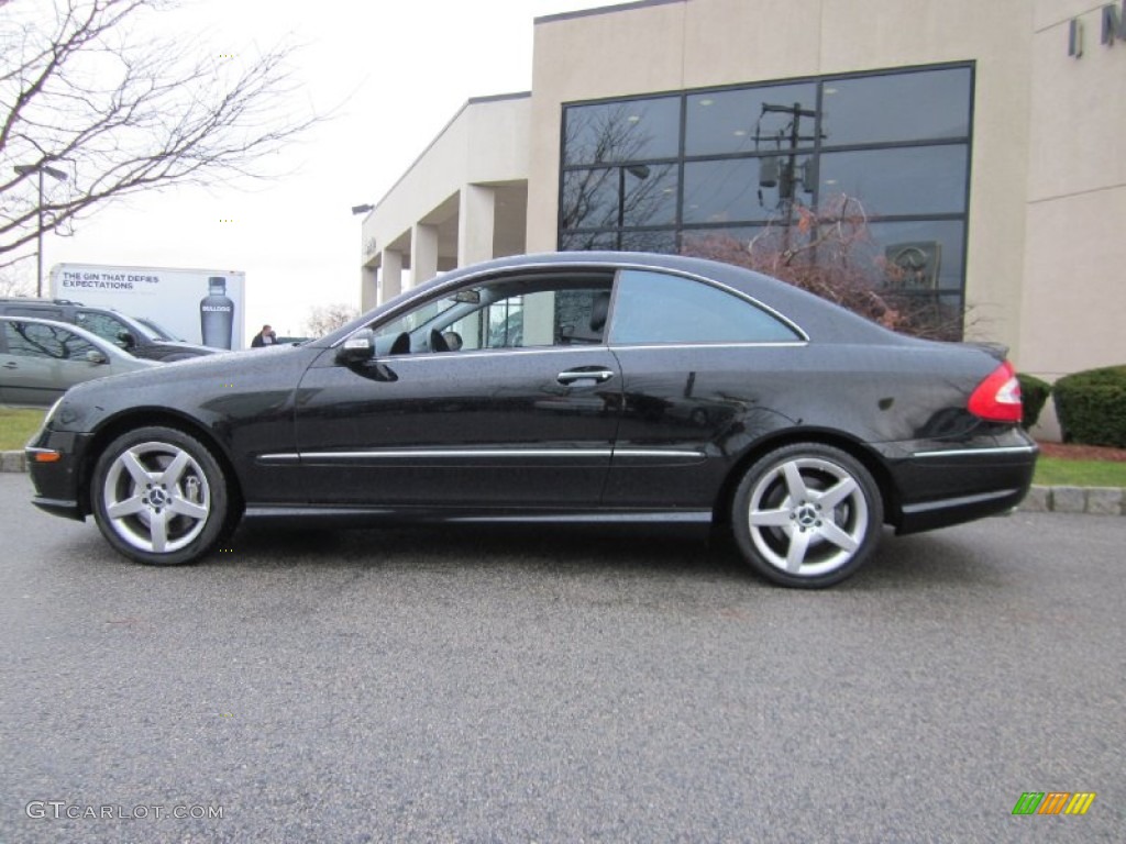 Black 2005 Mercedes-Benz CLK 500 Coupe Exterior Photo #59552892