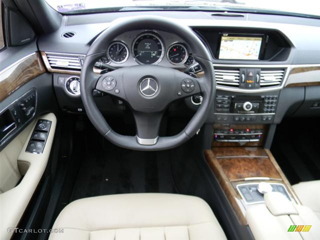 2010 E 550 Sedan - Black / Almond Beige photo #14