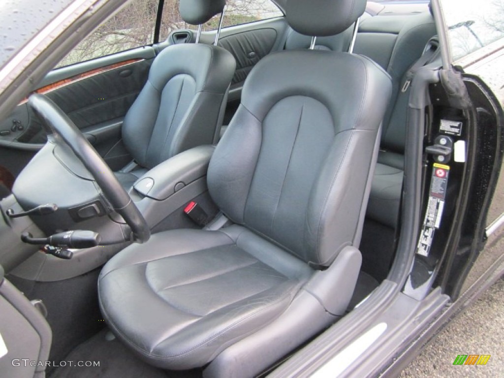 Charcoal Interior 2005 Mercedes-Benz CLK 500 Coupe Photo #59552971
