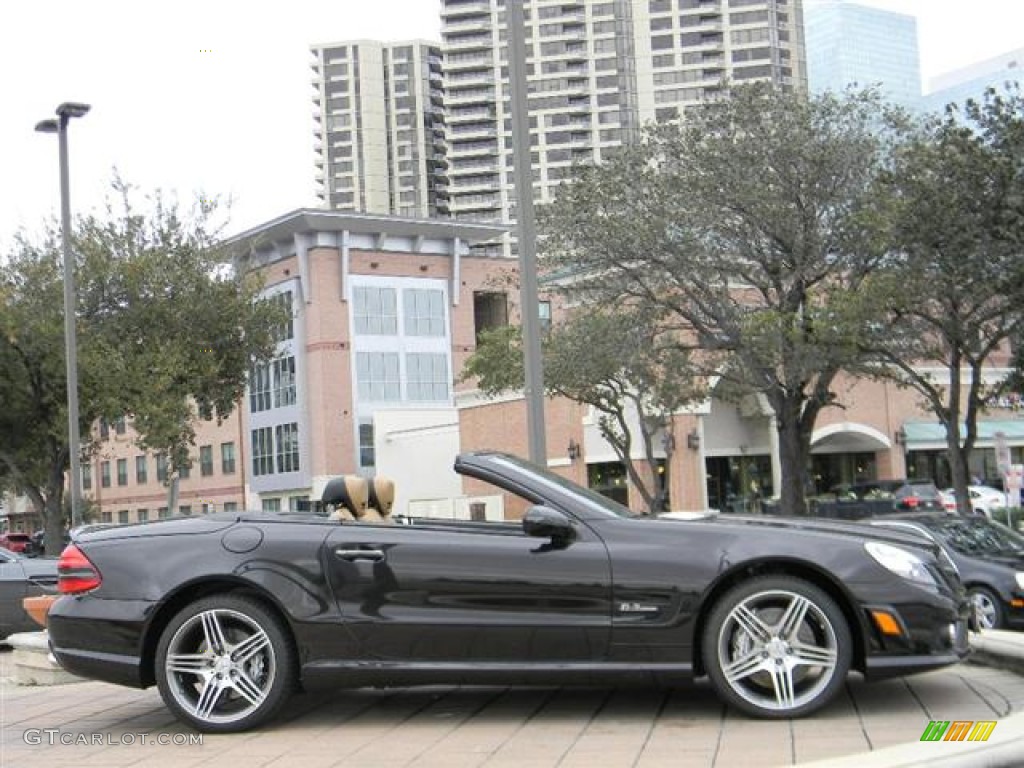 designo Mocha Black 2009 Mercedes-Benz SL 63 AMG Roadster Exterior Photo #59553111