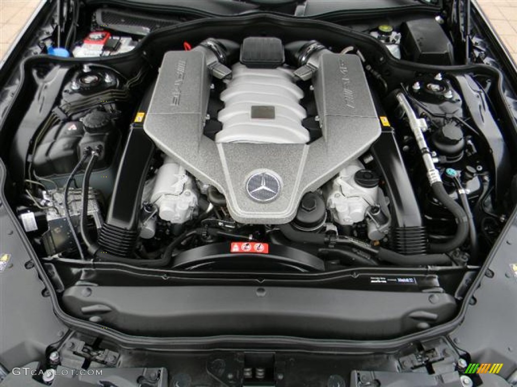 2009 Mercedes-Benz SL 63 AMG Roadster 6.3 Liter AMG DOHC 32-Valve VVT V8 Engine Photo #59553336