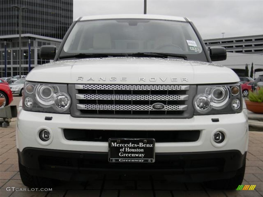 2009 Range Rover Sport Supercharged - Alaska White / Ivory/Ebony photo #2