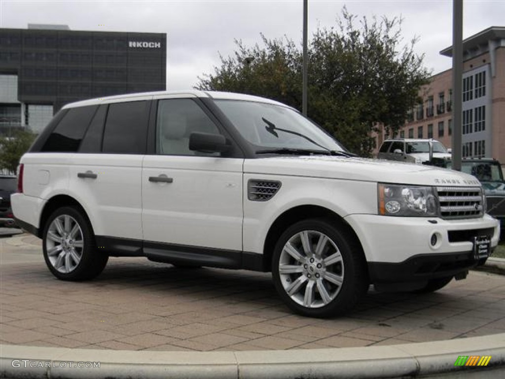 2009 Range Rover Sport Supercharged - Alaska White / Ivory/Ebony photo #3