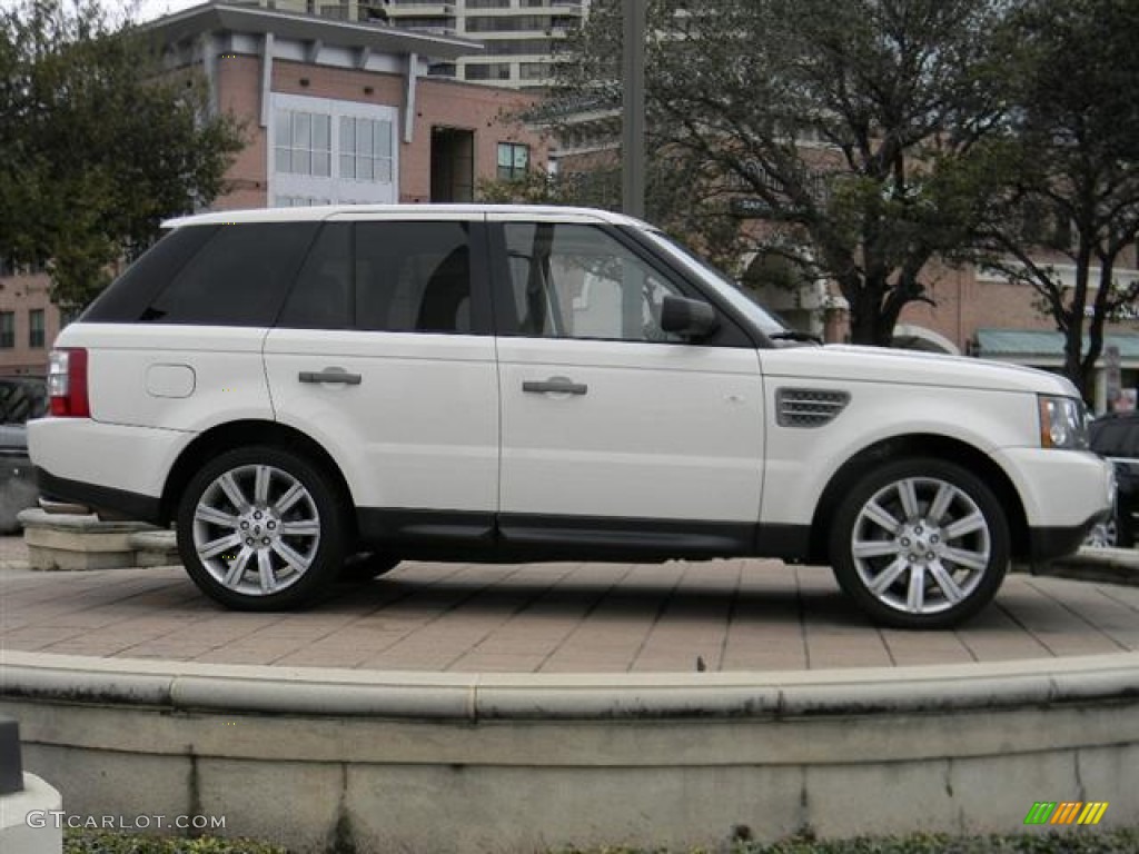 2009 Range Rover Sport Supercharged - Alaska White / Ivory/Ebony photo #4
