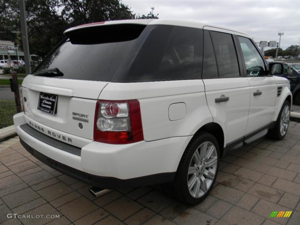 2009 Range Rover Sport Supercharged - Alaska White / Ivory/Ebony photo #5