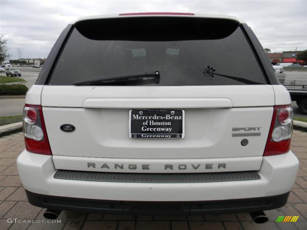 2009 Range Rover Sport Supercharged - Alaska White / Ivory/Ebony photo #6