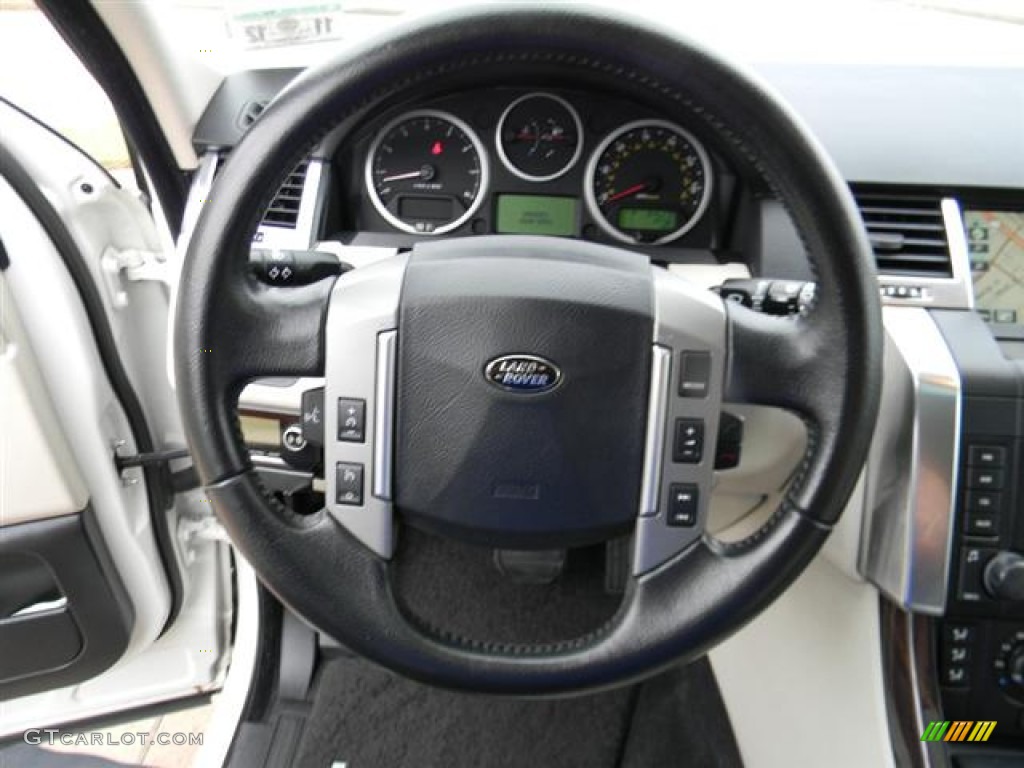2009 Range Rover Sport Supercharged - Alaska White / Ivory/Ebony photo #28