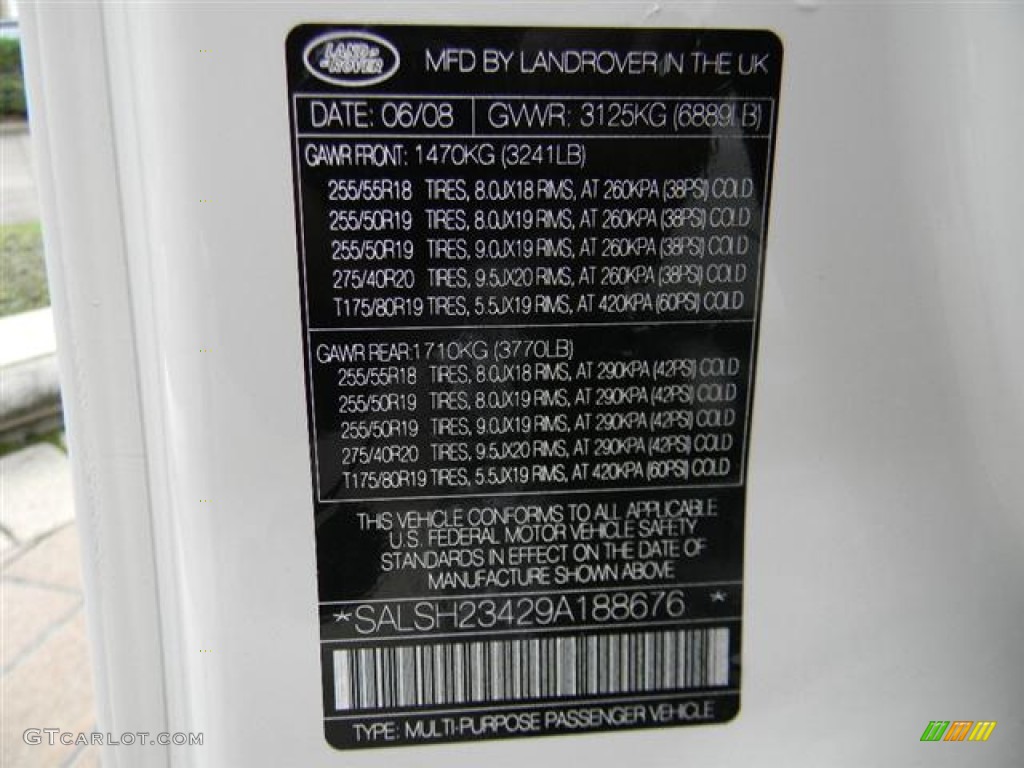 2009 Range Rover Sport Supercharged - Alaska White / Ivory/Ebony photo #30