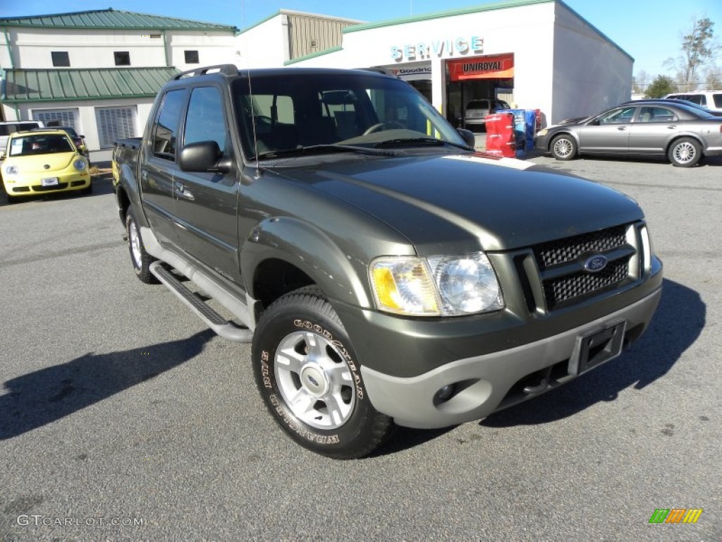 Estate Green Metallic Ford Explorer Sport Trac