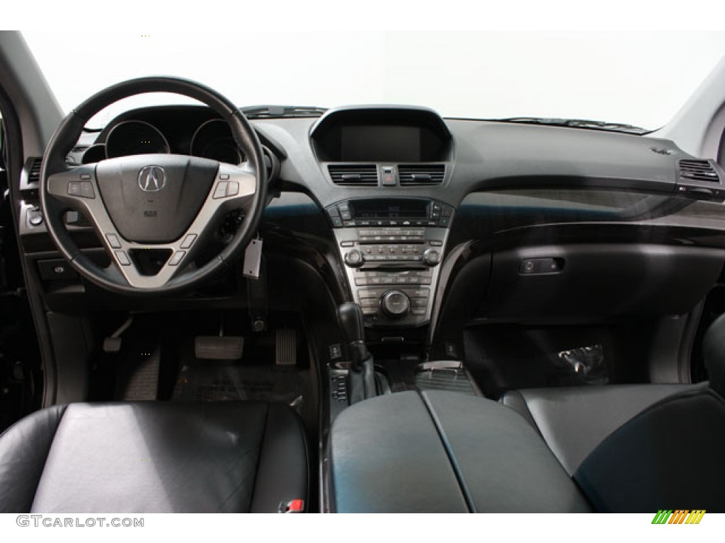 2009 Acura MDX Standard MDX Model Ebony Dashboard Photo #59554542