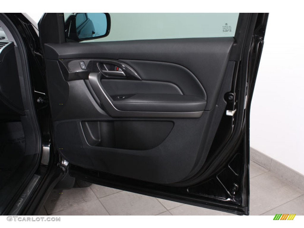 2009 Acura MDX Standard MDX Model Ebony Door Panel Photo #59554599