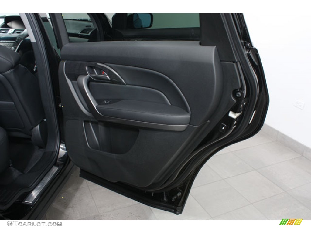 2009 Acura MDX Standard MDX Model Ebony Door Panel Photo #59554608