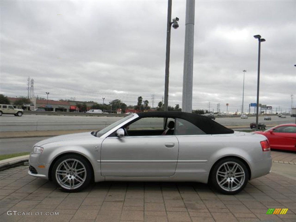 Light Silver Metallic 2008 Audi S4 4.2 quattro Cabriolet Exterior Photo #59554671