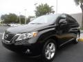 Obsidian Black 2011 Lexus RX 350 Exterior