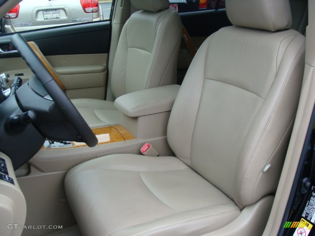 2010 Highlander Hybrid Limited 4WD - Black / Sand Beige photo #20