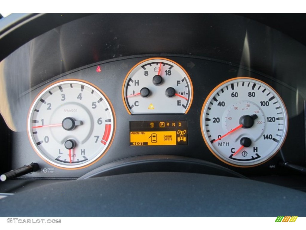 2008 Nissan titan gauges