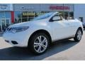 2012 Pearl White Nissan Murano CrossCabriolet AWD  photo #1