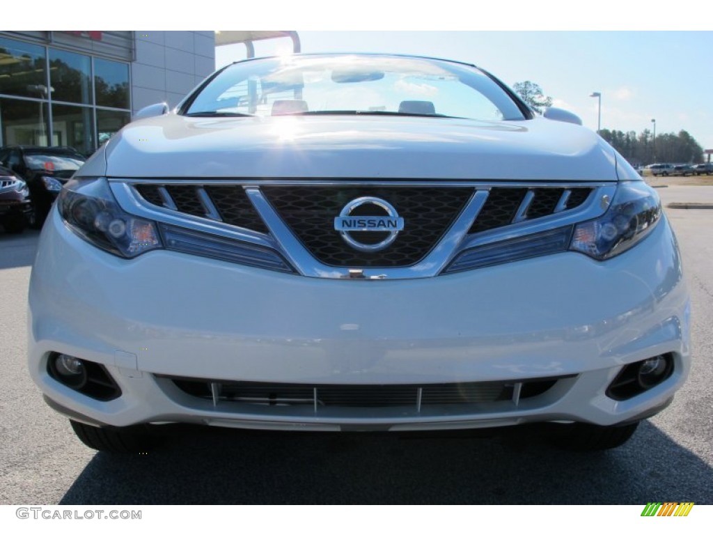 2012 Murano CrossCabriolet AWD - Pearl White / CC Camel photo #7