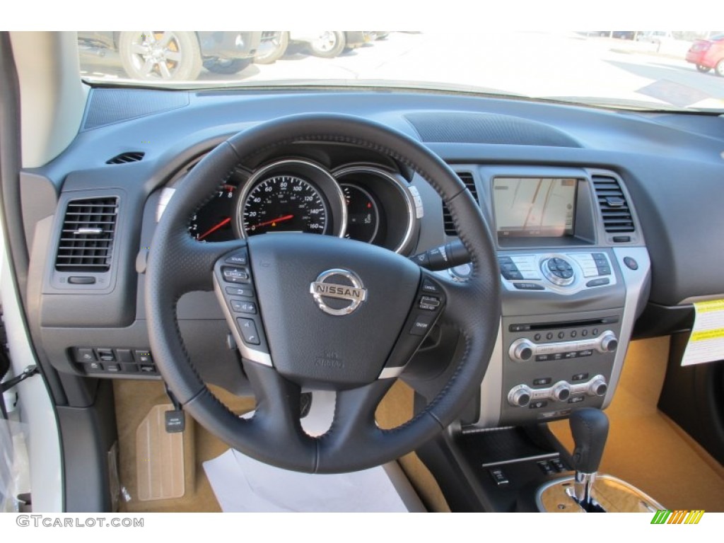 2012 Nissan Murano CrossCabriolet AWD CC Camel Dashboard Photo #59557527