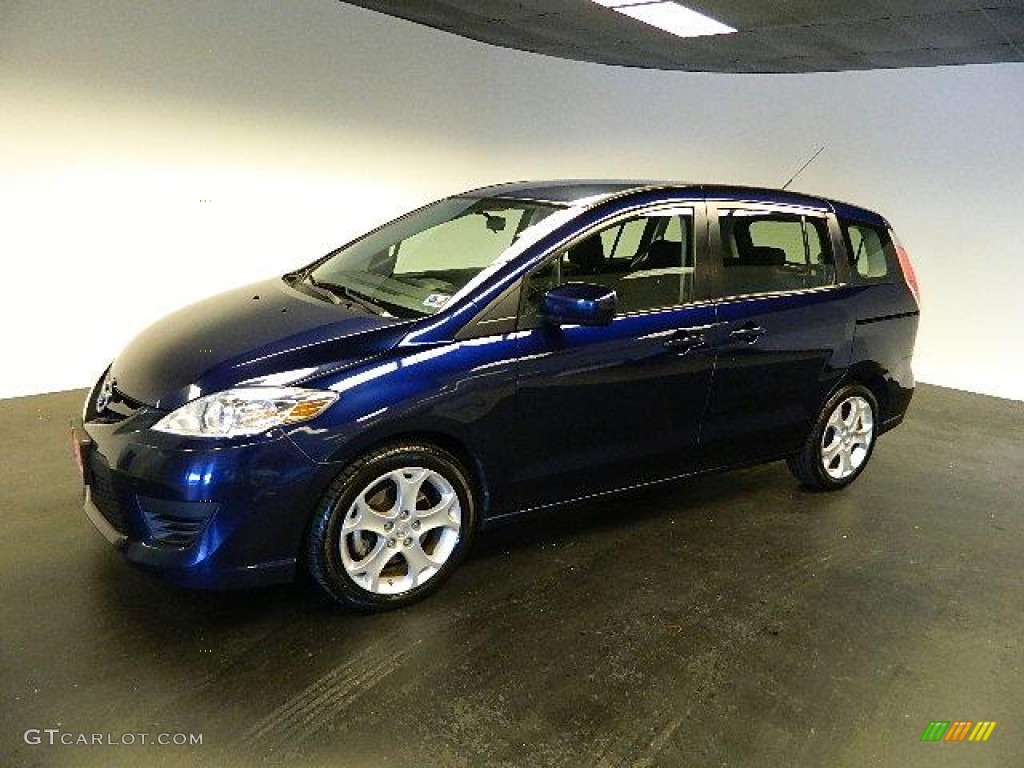 2010 MAZDA5 Sport - Stormy Blue Mica / Black photo #1