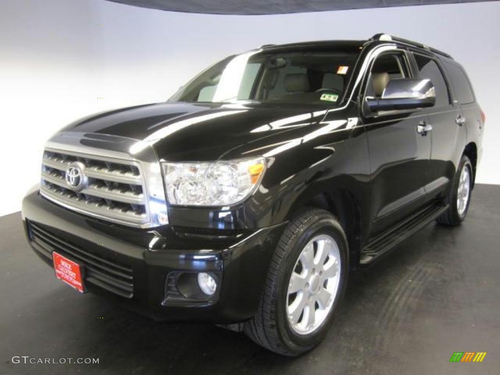 Toyota Sequoia 2009 черный цвет