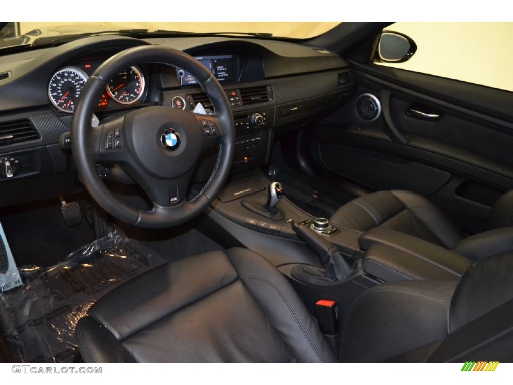 Black Novillo Leather Interior 2011 BMW M3 Coupe Photo #59559492
