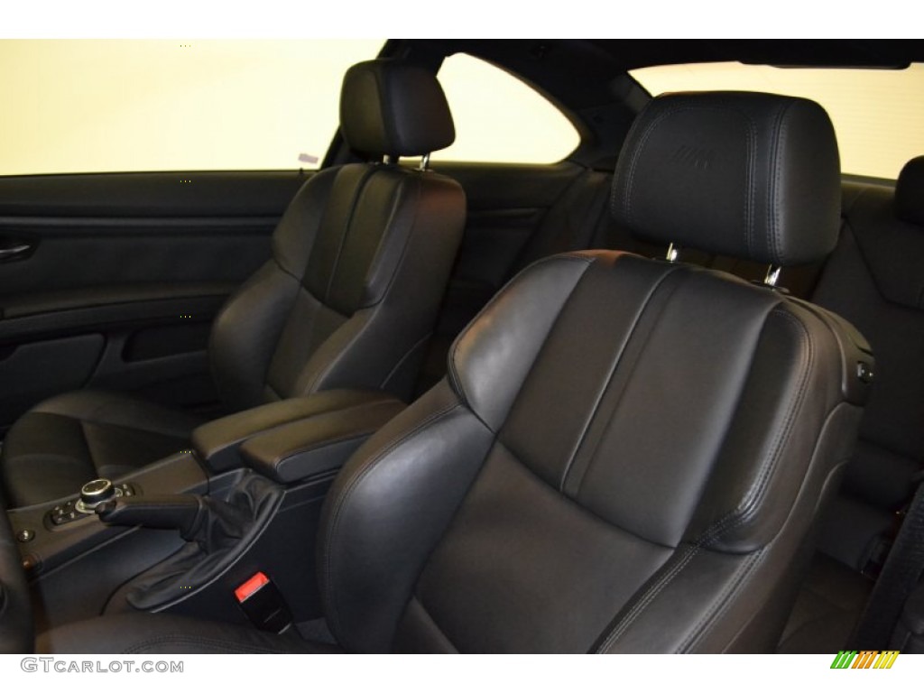 Black Novillo Leather Interior 2011 BMW M3 Coupe Photo #59559510