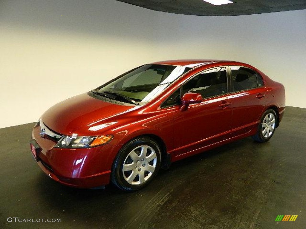 Tango Red Pearl 2008 Honda Civic LX Sedan Exterior Photo #59559858