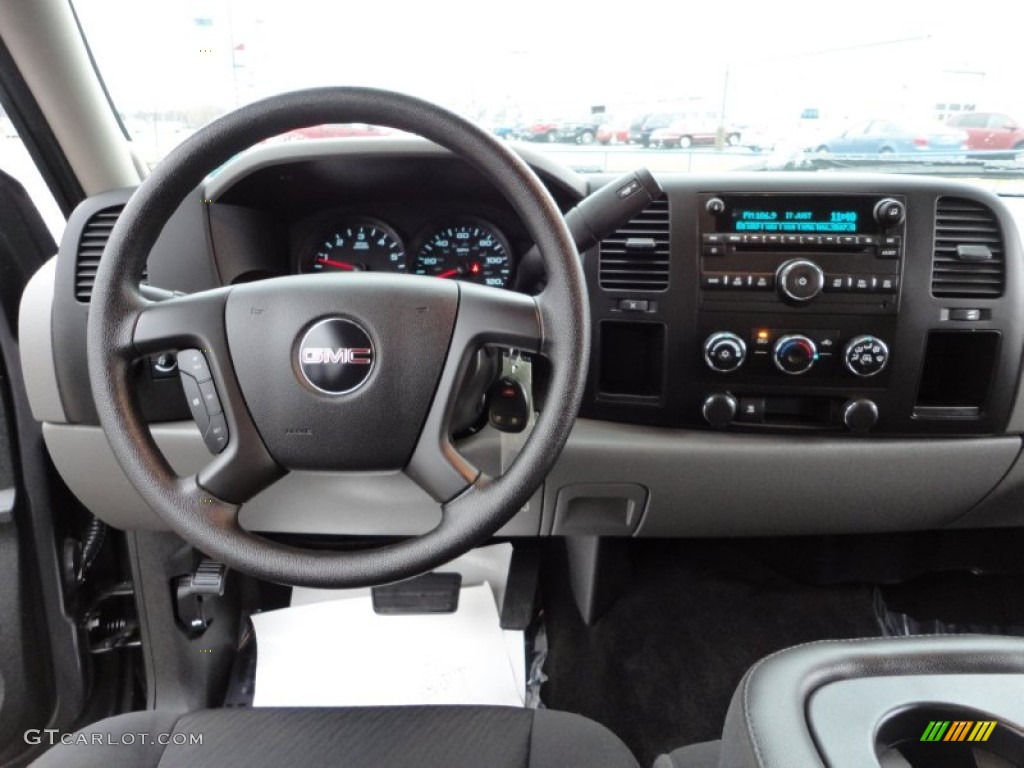 2010 GMC Sierra 1500 SL Extended Cab Dark Titanium Dashboard Photo #59559867