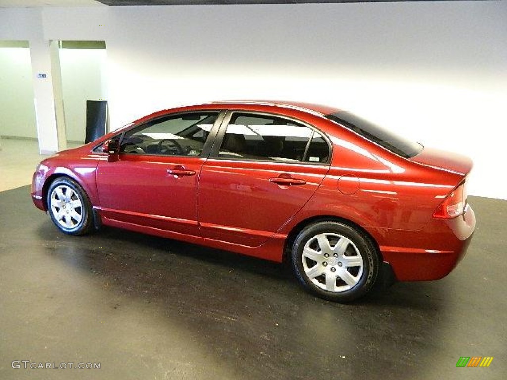 Tango Red Pearl 2008 Honda Civic LX Sedan Exterior Photo #59559873