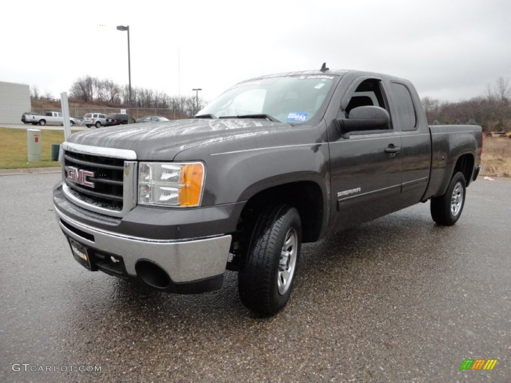 Storm Gray Metallic 2010 GMC Sierra 1500 SL Extended Cab Exterior Photo #59559906
