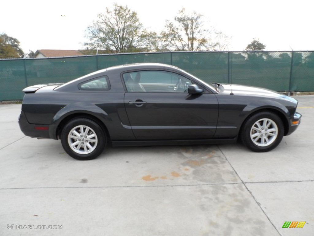 2008 Mustang V6 Deluxe Coupe - Alloy Metallic / Medium Parchment photo #2