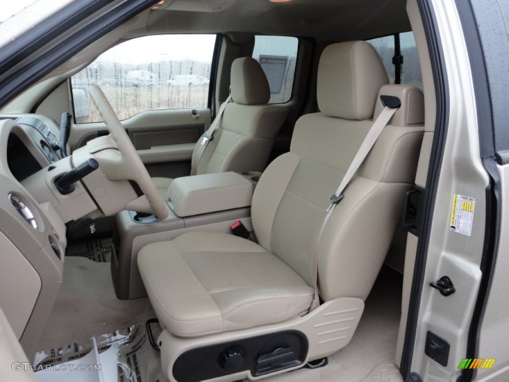 Tan Interior 2008 Ford F150 XLT SuperCab Photo #59560707