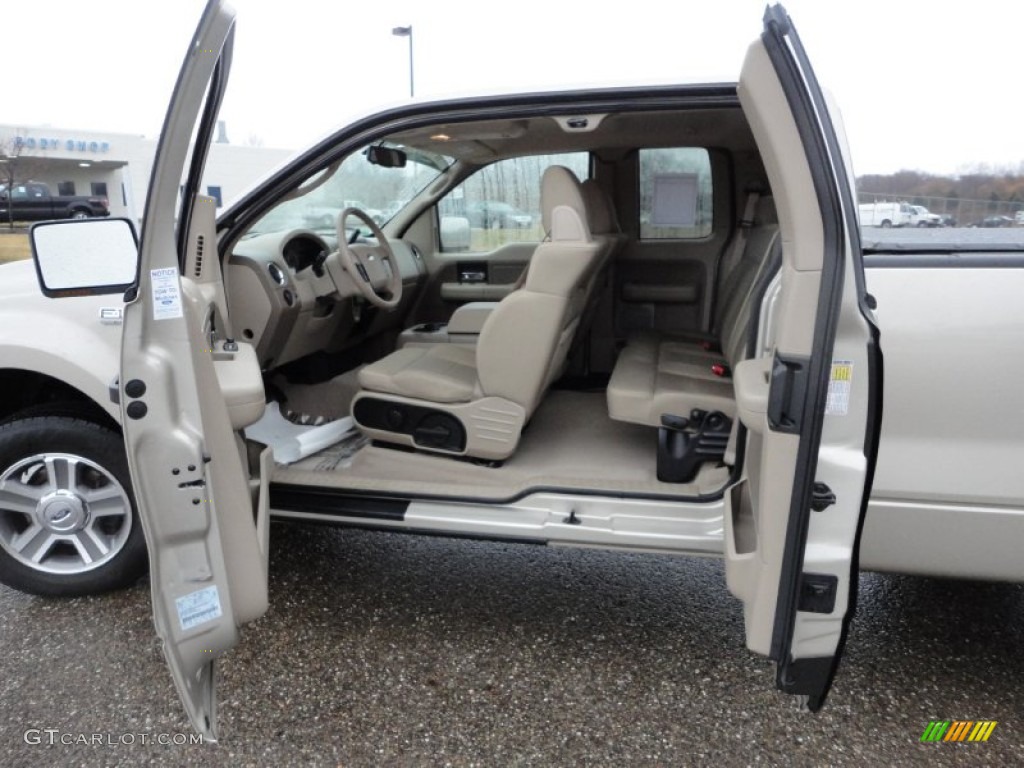 Tan Interior 2008 Ford F150 XLT SuperCab Photo #59560881