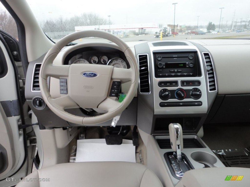2007 Ford Edge SEL AWD Medium Light Stone Dashboard Photo #59561016