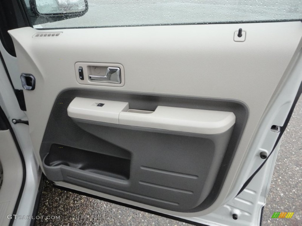 2007 Ford Edge SEL AWD Medium Light Stone Door Panel Photo #59561109