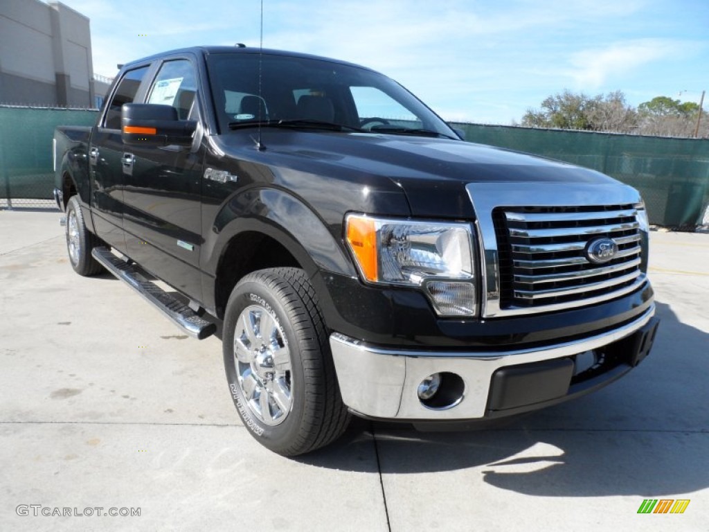 Tuxedo Black Metallic 2012 Ford F150 XLT SuperCrew Exterior Photo #59562129