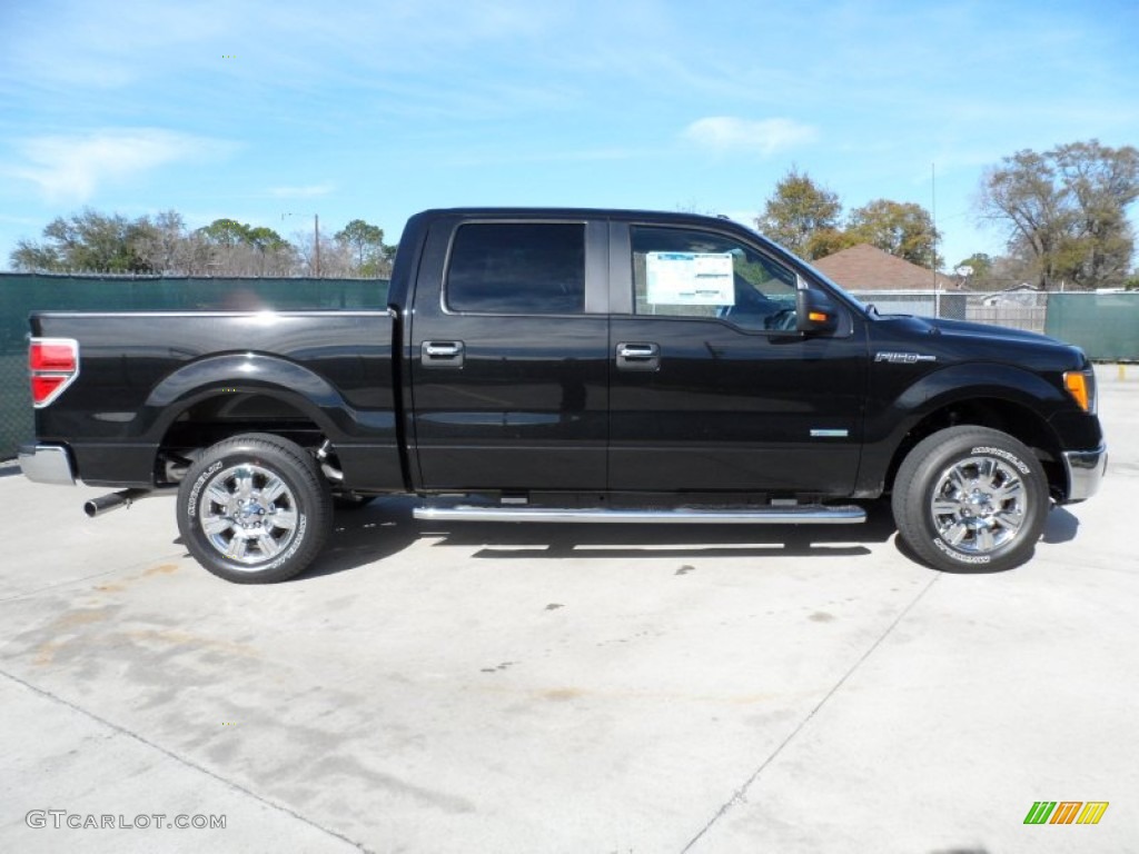 Tuxedo Black Metallic 2012 Ford F150 XLT SuperCrew Exterior Photo #59562138