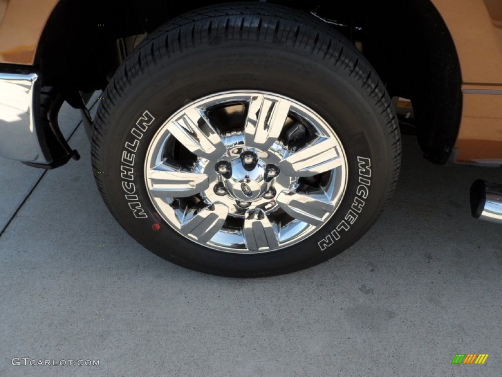 2012 F150 XLT SuperCrew - Golden Bronze Metallic / Pale Adobe photo #11