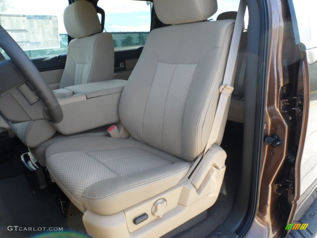 Pale Adobe Interior 2012 Ford F150 XLT SuperCrew Photo #59562996