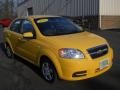 2007 Summer Yellow Chevrolet Aveo LS Sedan  photo #13