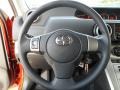 2012 Scion xB RS Suede Style Dark Gray/Hot Lava Interior Steering Wheel Photo