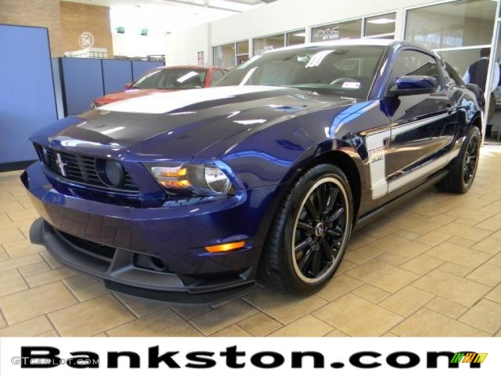 2012 Mustang Boss 302 - Kona Blue Metallic / Charcoal Black Recaro Sport Seats photo #1